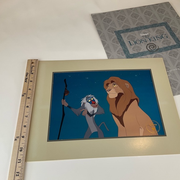 Disney 1995 The Lion King Exclusive Commemorative Lithograph - Picture 4 of 5